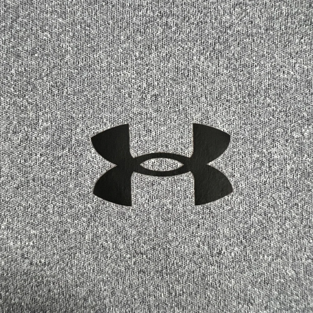 Under Armour Shirt Mens Large Gray Short Sleeve Loose Fit‎ Active Casual Gym Run